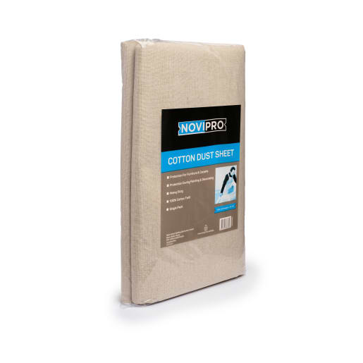 NOVIPro Cotton Dust Sheet 3.6 x 2.7m  
