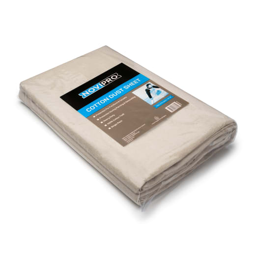 NOVIPro Cotton Dust Sheet 3.6 x 2.7m  
