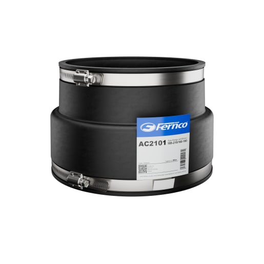Fernco Adaptor Coupling 185-210/160-180mm Black