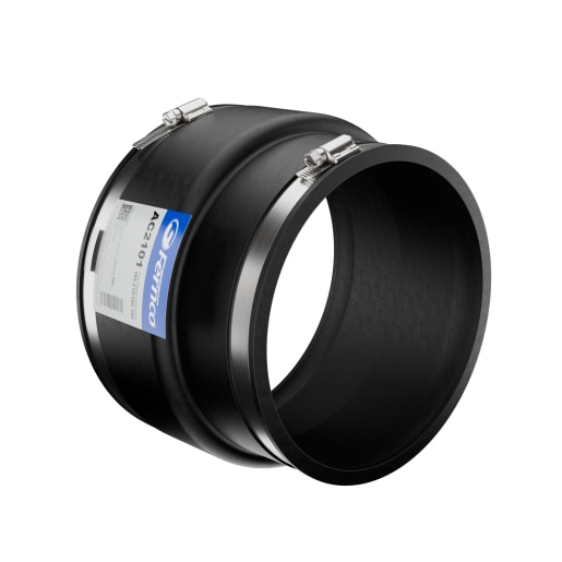 Fernco Adaptor Coupling 185-210/160-180mm Black
