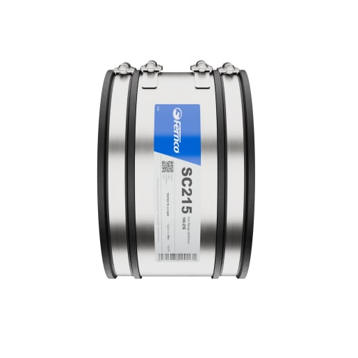 Fernco Standard Coupling 190-215mm Black