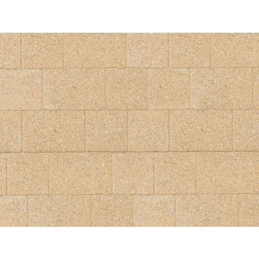 Marshalls Drivesett Argent Block Paving 240 x 160 x 50mm Buff