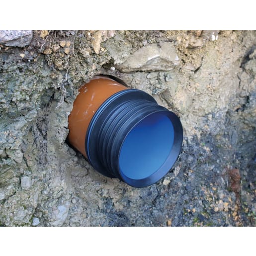 Fernco Icon (Internal) Pushfit Coupling 93-98mm Black, Blue