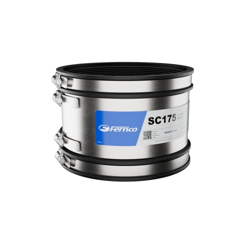 Fernco Standard Coupling 150-175mm Black