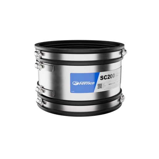 Fernco Standard Coupling 175-200mm Black