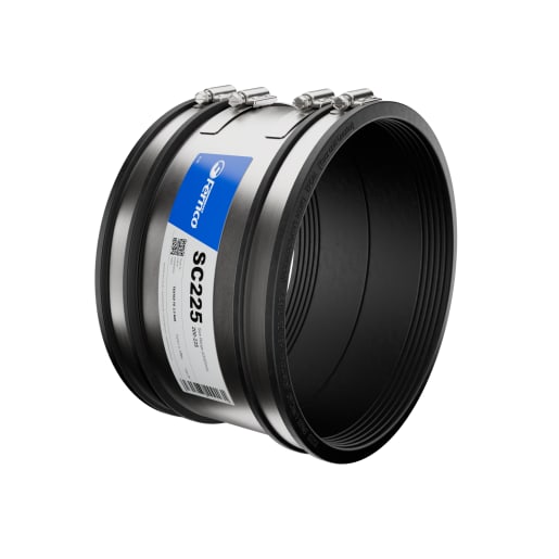 Fernco Standard Coupling 200-225mm Black