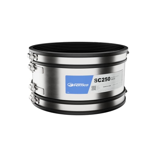 Fernco Standard Coupling 225-250mm Black