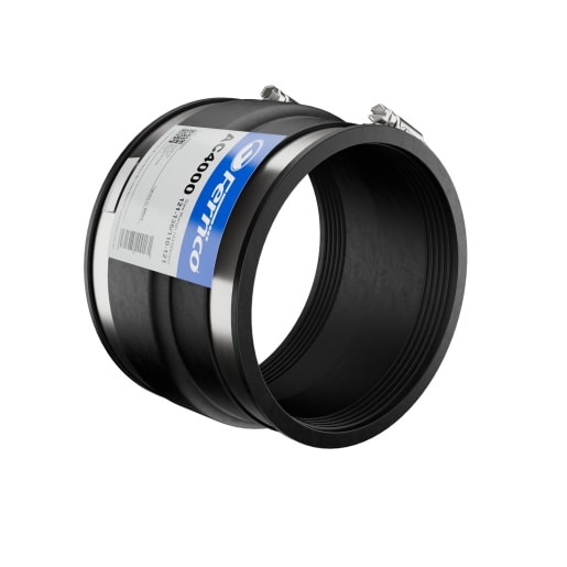 Fernco Adaptor Coupling 121-136/110-121mm Black