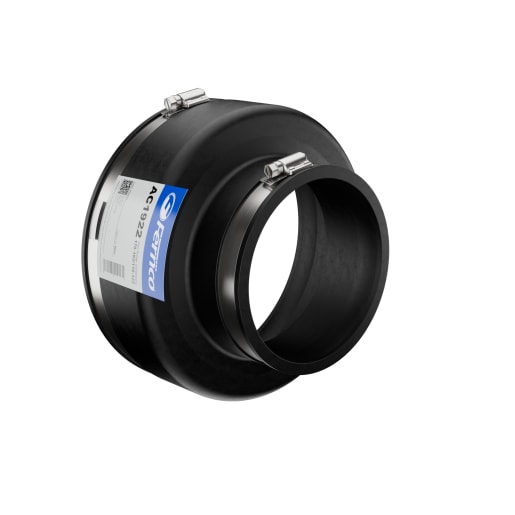 Fernco Adaptor Coupling 170-192/110-122mm Black
