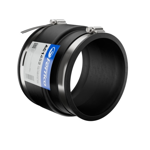 Fernco Adaptor Coupling 130-145/110-125mm Black