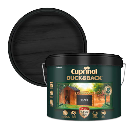 Cuprinol 5 Year Ducksback 9L Black