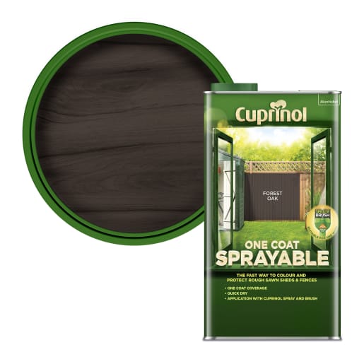 Cuprinol Sprayable Fence Treatment 5L Forest Oak