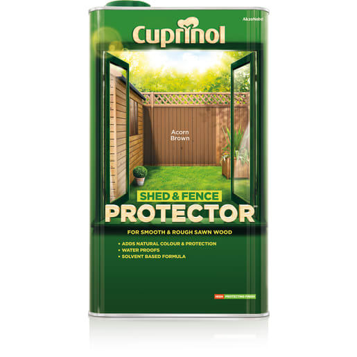 Cuprinol Shed & Fence Protector Acorn Brown 5L