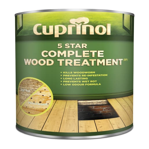 Cuprinol CX 5 Star Complete Wood Treatment 2.5L Clear