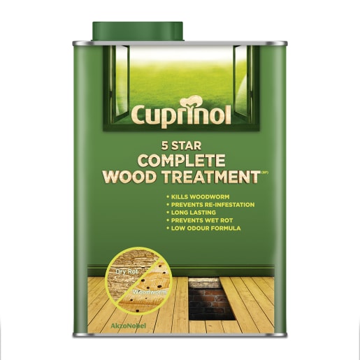 Cuprinol CX 5 Star Complete Wood Treatment 5L Clear