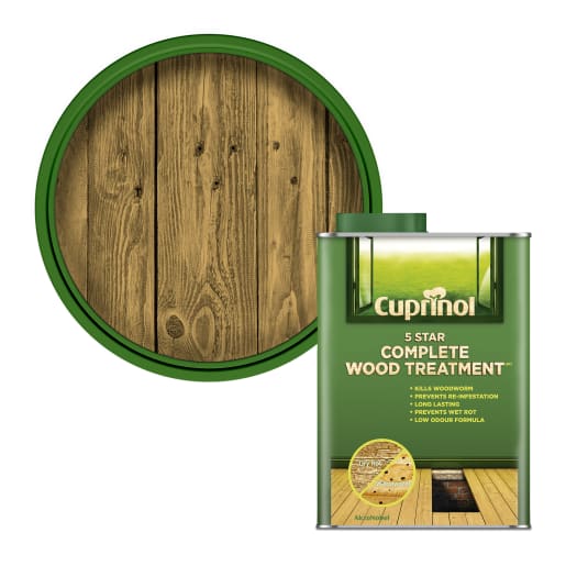 Cuprinol CX 5 Star Complete Wood Treatment 5L Clear