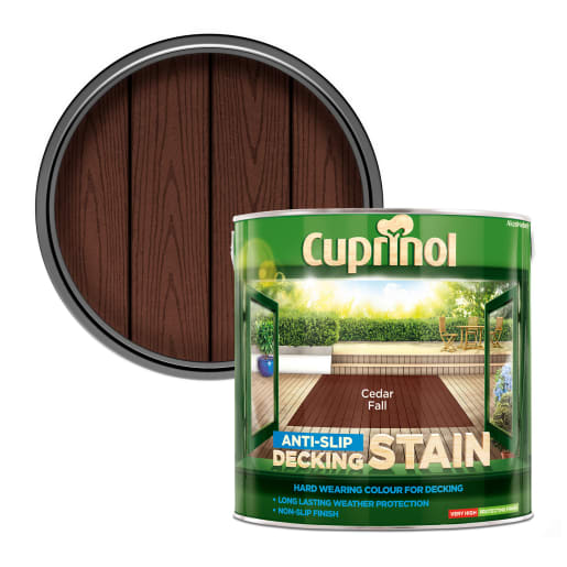 Cuprinol Anti-Slip Decking Stain 2.5L Cedar Fall