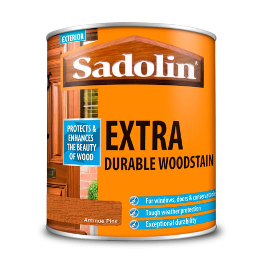 Sadolin Extra Durable Woodstain 1L Antique Pine