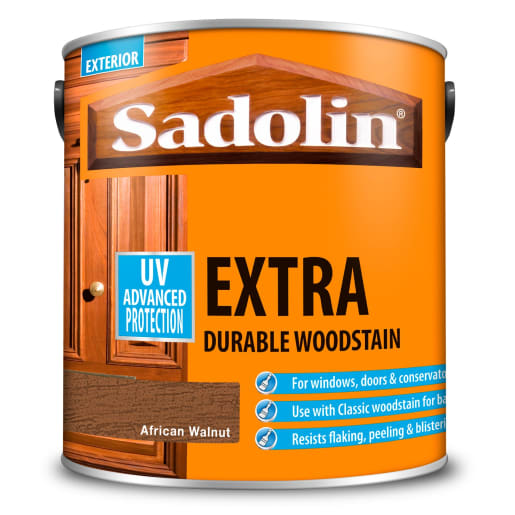 Sadolin Extra Durable Woodstain 1L Mahogany