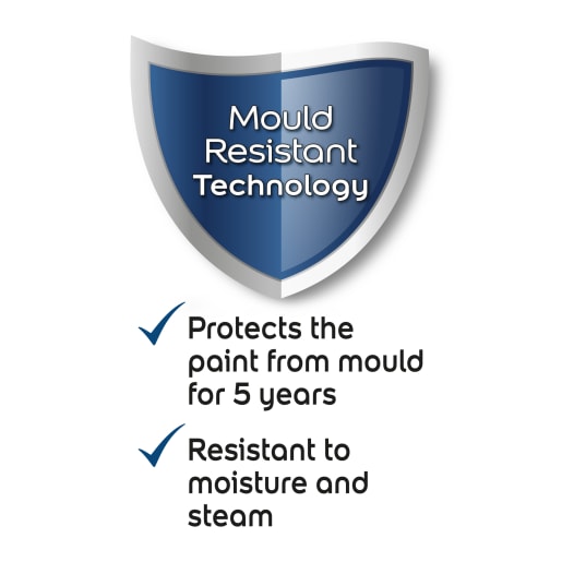 Dulux Easycare Bathroom Soft Sheen 2.5L Pure Brilliant White