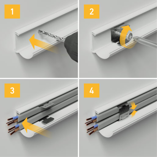 D-Line Safe-D U-Clips 30mm Pack of 100