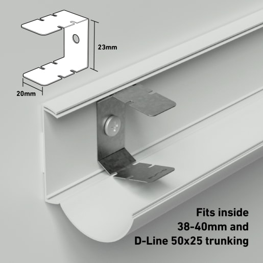 D-Line Safe-D U-Clips 40mm Pack of 50