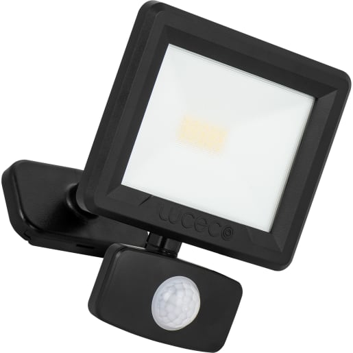 Luceco Essence Outdoor Floodlight with PIR Sensor & Tilt IP65 10W