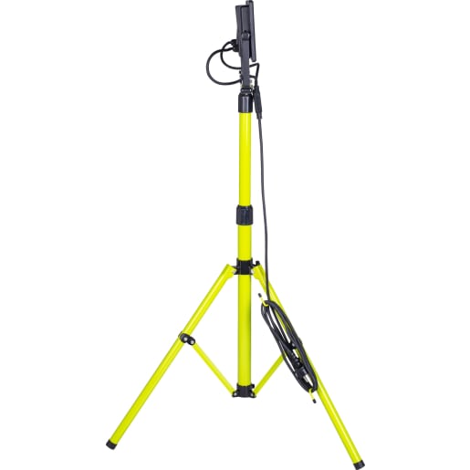 Luceco Eco Worklight Tripod Twin 20W Heads