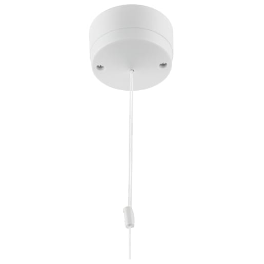 BG 800 Series 6A Pull Cord Ceiling Light Switch 2 Way White Moulded