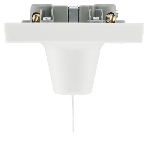 BG 800 Series 50A Pull Cord Ceiling Shower Switch Double Pole White