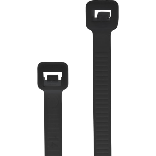 BG Cable Ties Black 370mm x 4.8mm 100pk