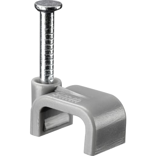 BG Cable Clips Twin & Earth 1.5mm Grey Pack of 50