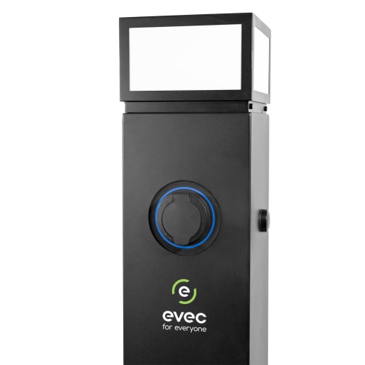 EVEC Pedestal EV Charger 7.4kw Type 2 Single Socket 