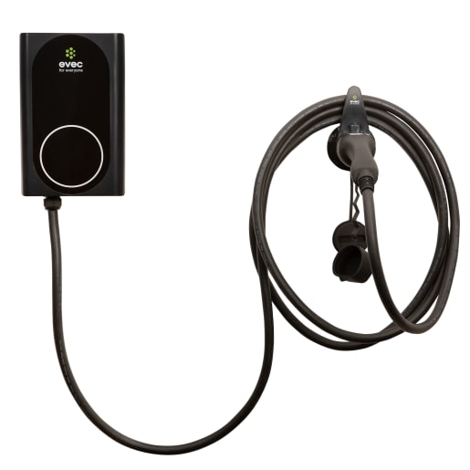 EVEC 7.4kW EV Type 2 Charger Single Phase Tethered Cable VEC03