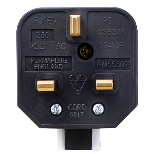 Masterplug Heavy Duty 13A UK Plug White