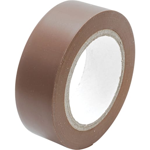BG Insulation Tape 19mm x 20m Reel Brown