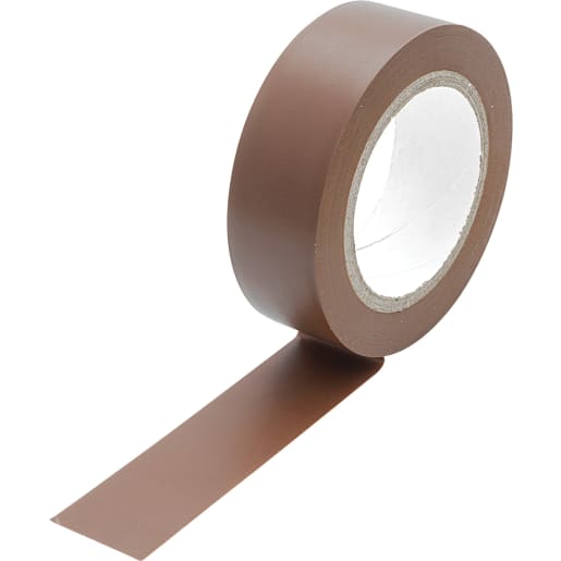 BG Insulation Tape 19mm x 20m Reel Brown