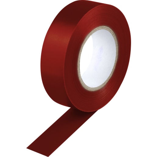 BG Insulation Tape 19mm x 20m Reel Red