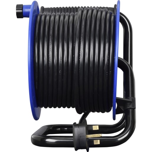 Masterplug Four Socket 13A Open Reel with 30m Cable