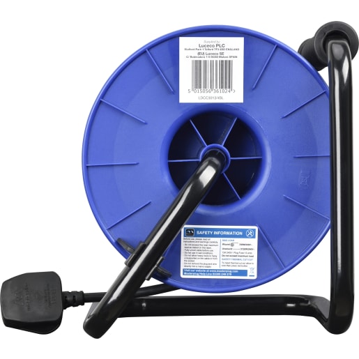 Masterplug Four Socket 13A Open Reel with 30m Cable
