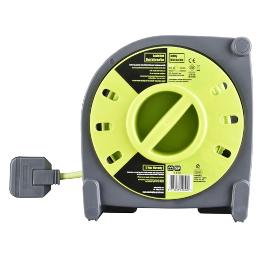 Masterplug Four Socket 13A Medium Case Reel with 15m Cable
