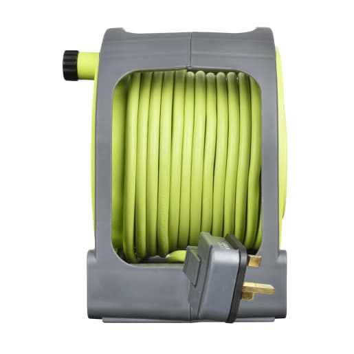 Masterplug Four Socket 13A Medium Case Reel with 15m Cable