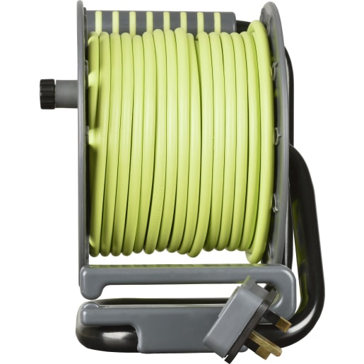 Masterplug Four Socket 13A Medium Open Reel with 25m Cable