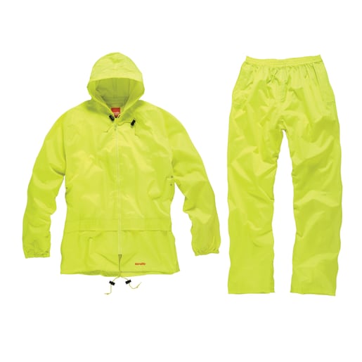 2 Piece Waterproof Suit Yellow XL
