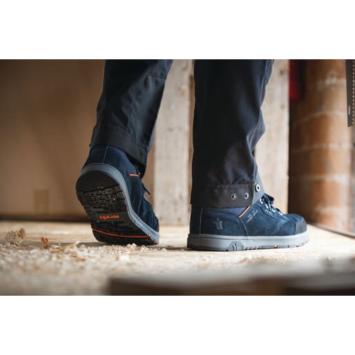 Scruffs Halo 3 Safety Trainers Navy Size 9