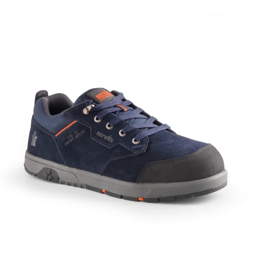 Scruffs Halo 3 Safety Trainers Navy Size 9