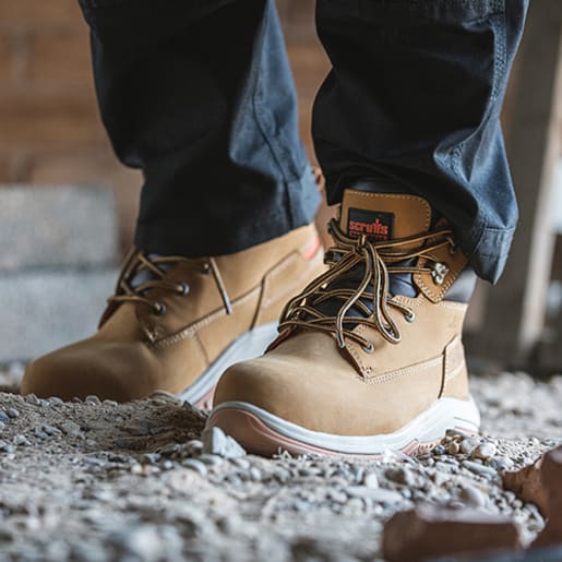 Scruffs Ridge Safety Boots Tan Size 10