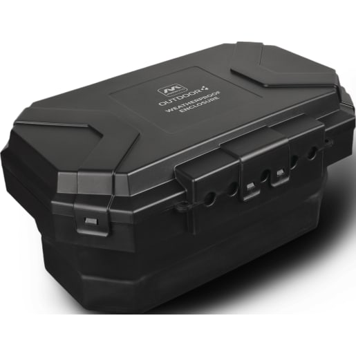 Masterplug Outdoor Electrical Enclosure & 4 Socket Extension 8m Lead