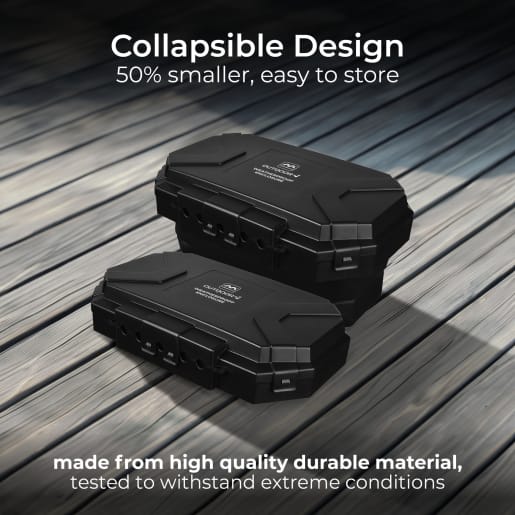 Masterplug Outdoor Electrical Enclosure & 4 Socket Extension 8m Lead