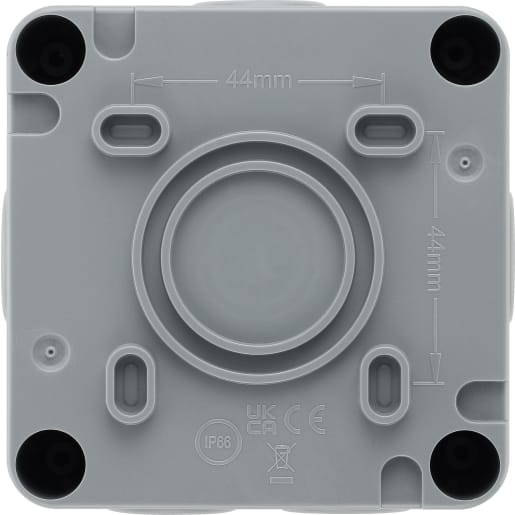 BG Nexus Storm 20A Weatherproof Outdoor Single Switch 2-Way IP66